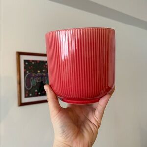 1 Bright Pink Modern IKEA Gradvis Planter Flower Pot